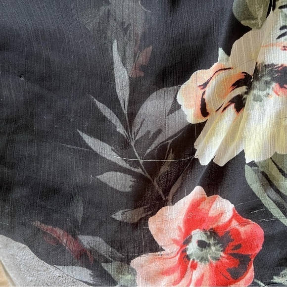 Hollister Halter Black Floral Maxi Size Small - Picture 5 of 5